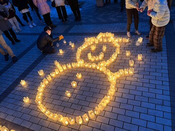 長野県花田養護学校<br />
【雪だるま】